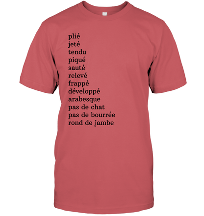 Basic Ballet Terms T-shirt