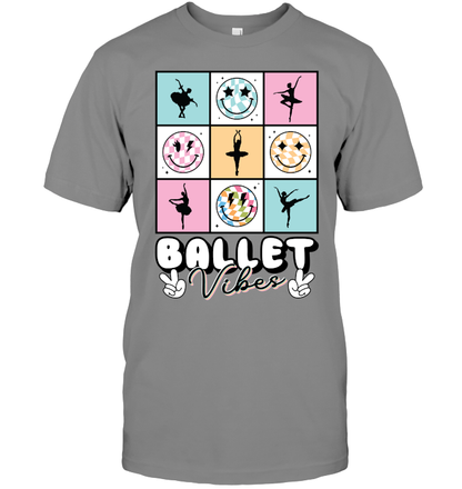 Ballet Vibes Smiley Face T-shirt