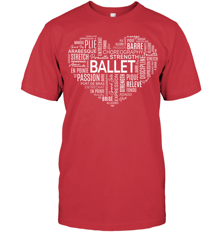 Ballet Passion Heart T-shirt